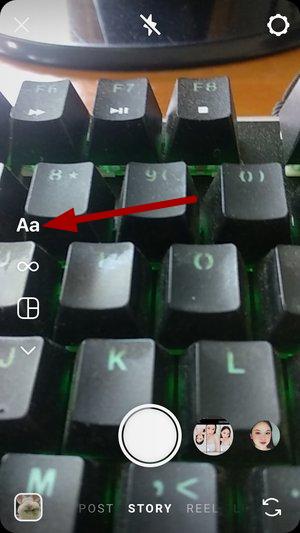 Tap on 'Aa' icon in the sidebar to access 'Create mode'.